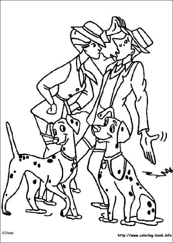 101 Dalmatians coloring picture